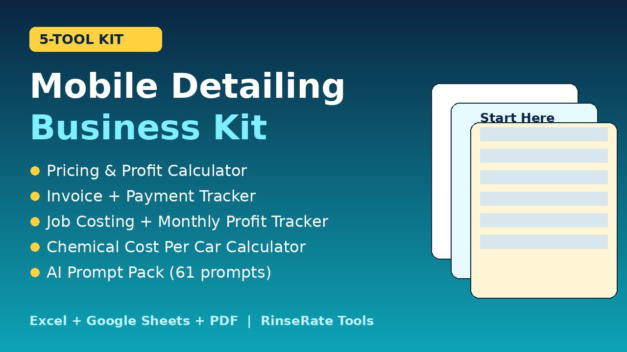 Mobile Detailing Business Kit cover