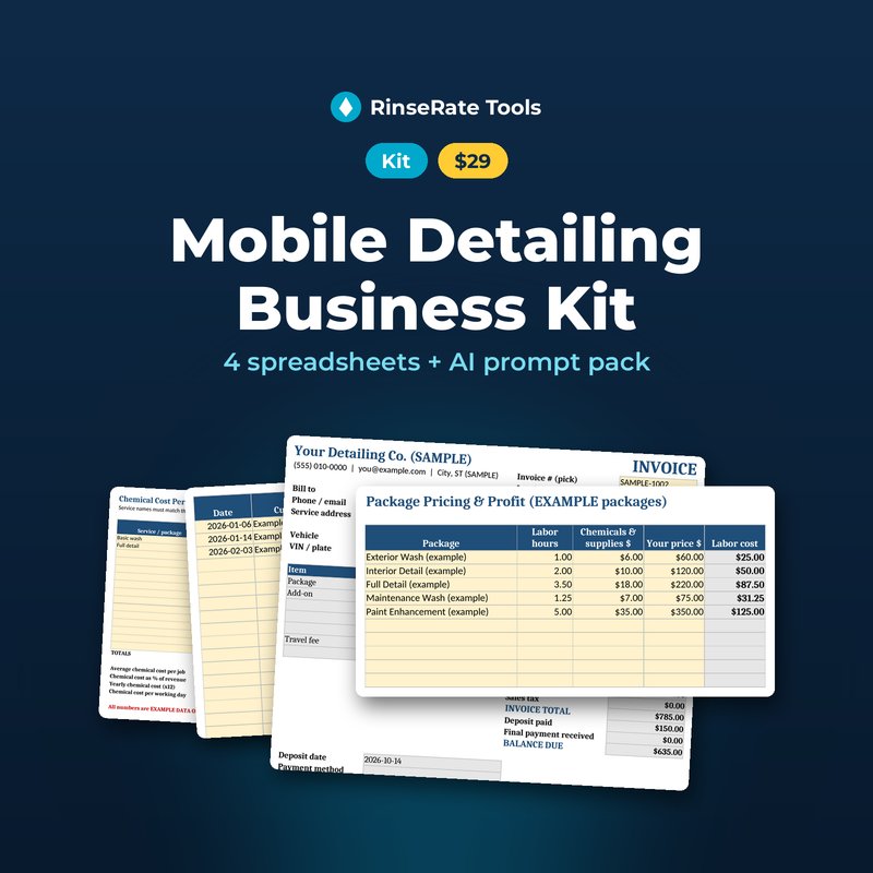 Mobile Detailing Business Kit cover